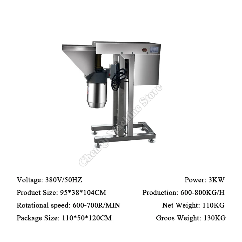 Großer Obst- und Gemüsebrecher, Gemüsefüllmaschine, Taro-Püree-Maschine, Ingwer-Knoblauch-Chili-Zerkleinerer auf dem Meer bis zum Hafen