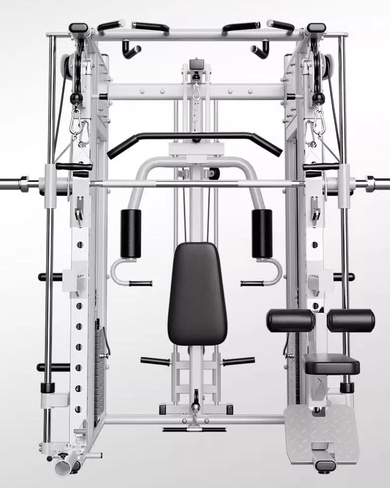 Máquina de entrenamiento integral multifuncional Smith Rack Bench Press Squat Rack equipo de Fitness máquina todo en uno