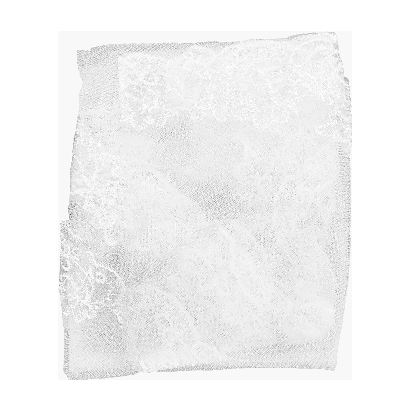 

Short Romantic Bridal Veil Lace Flower Wedding Hair Accessory Bride Veil Decor Bridal Headdress Bride Hair Accessories