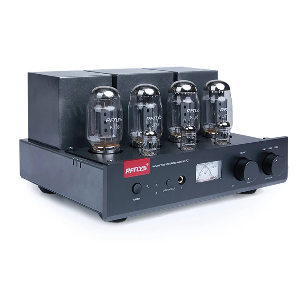 Rftlys A2 KT88 Push Pull Tube Amplifier Integrated 12au7 Lamp Amp with Bluetooth