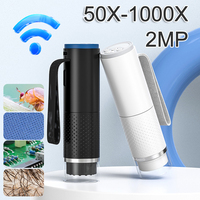 Portable WiFi Digital Microscope 50X-1000X 2MP USB Wireless Electronic Microscopes for Android iOS PC Zoom Camera Magnifier