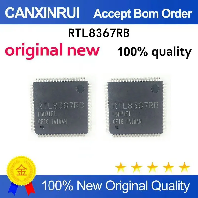 

（5-100 pieces）New RTL8367RB RTL8367RB-CG TQFP128 Gigabit Ethernet Switch Chip IC