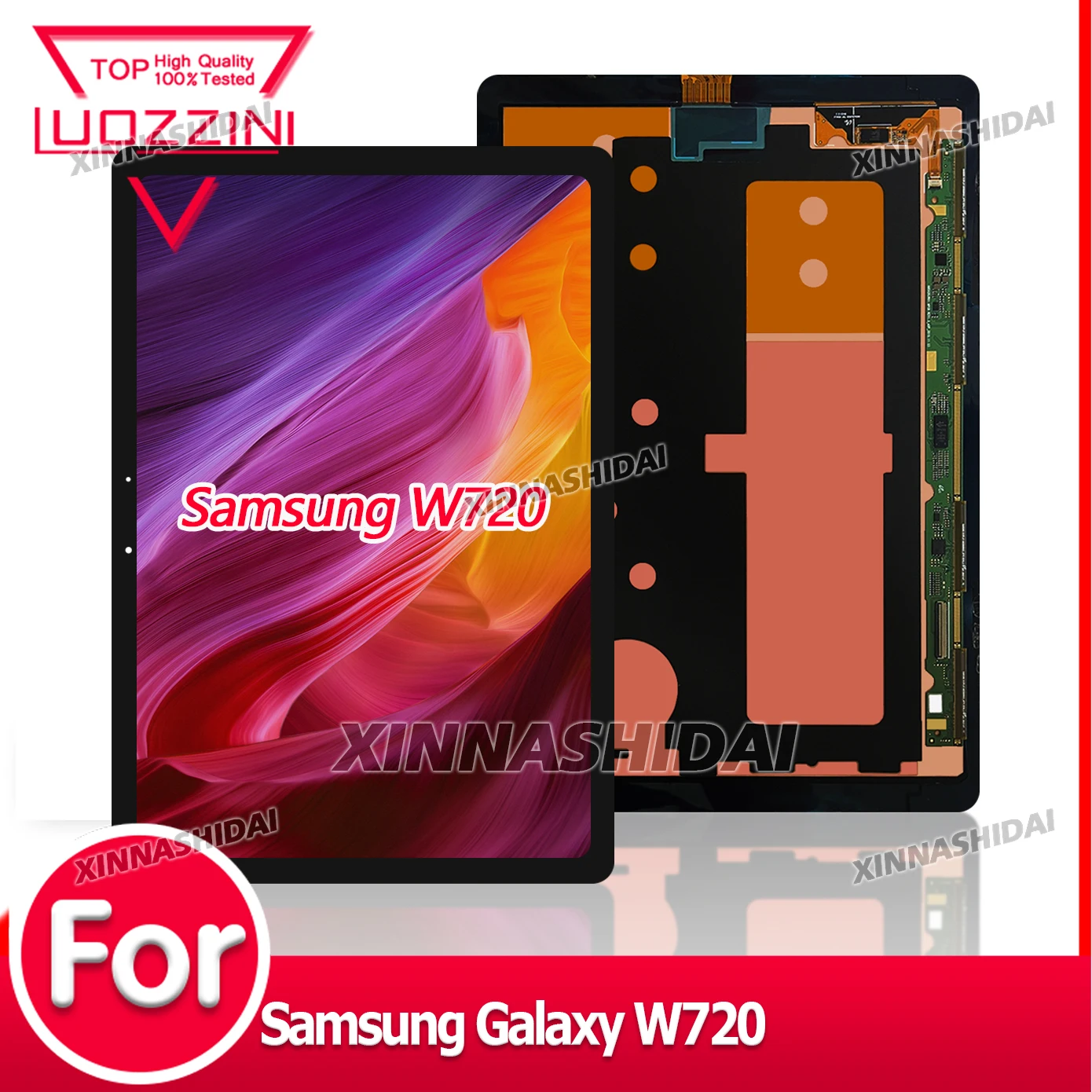 

Новый для Samsung Galaxy Tab W720, ЖК-дисплей, сенсорная панель, экран, стекло, дигитайзер в сборе, замена для Samsung W720