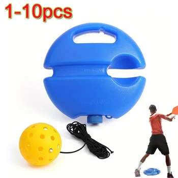 Pickleball Eğitim Yardımcıları Üsleri Elastik Halat Topu Profesyonel Pickleball Uygulama Aracı Kendi Kendine Hizmet Ribaund Pickleball Eğitmeni