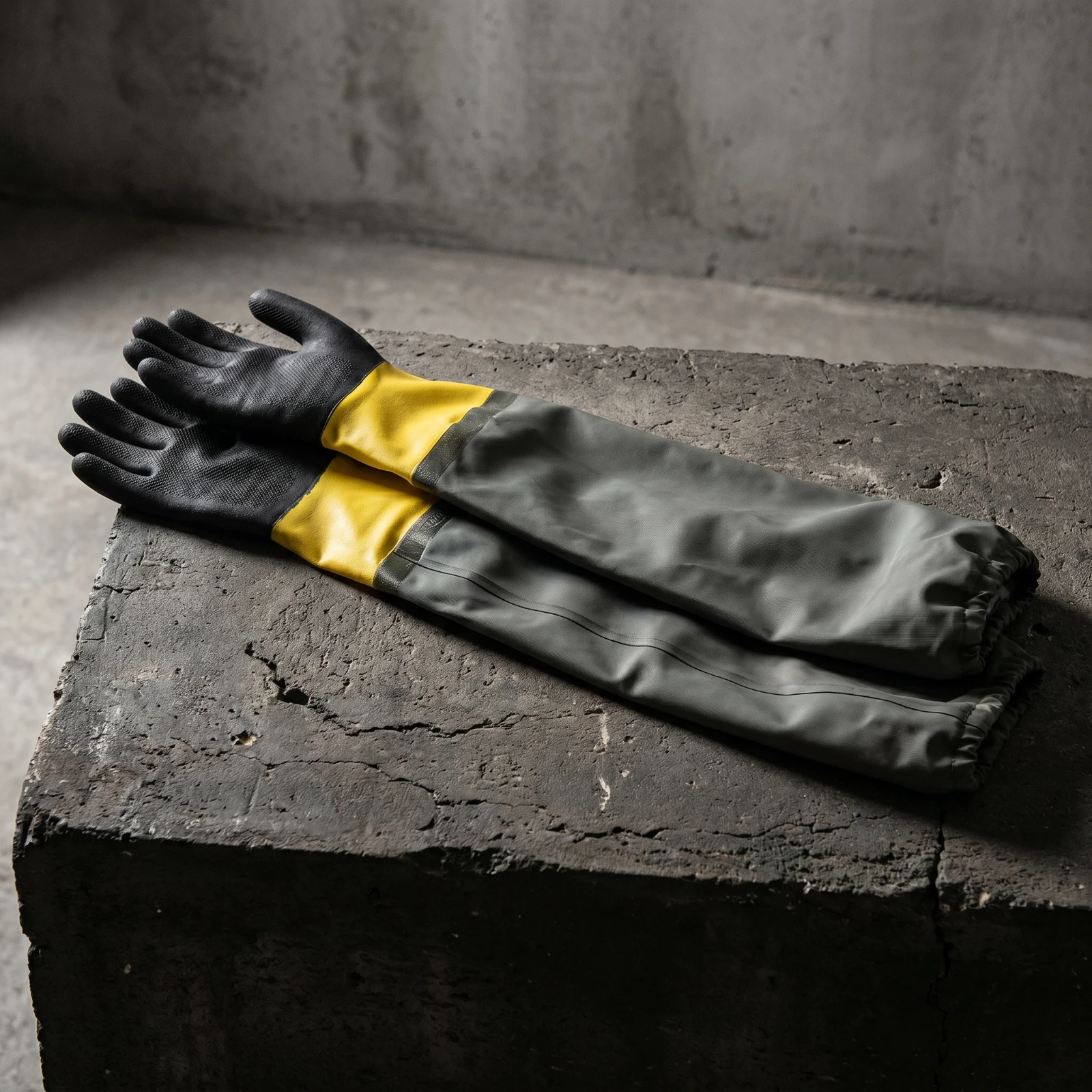Long Sleeve Washing Gloves Non-Slip Gloves with Extended Sleeve Flexible Multi-Functional for Car Detailers