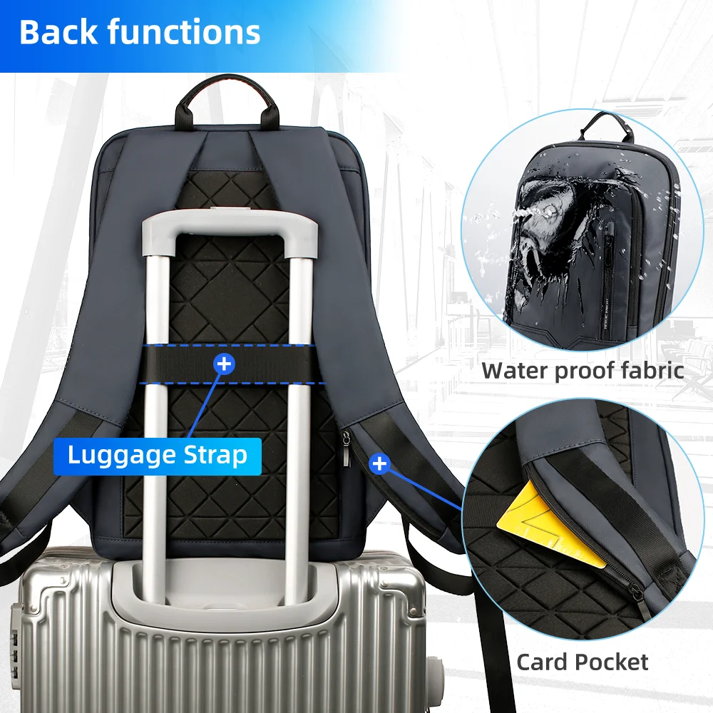 HK Slim Men's Backpack For 17.3'' Laptop Bags Waterproof Business Backpack Lightweight School Bag Fashion Work Travel Backpack - AliExpress 1524 HK Slim Men's Backpack For 17.3'' Laptop Bags Waterproof Business Backpack Lightweight School Bag Fashion Work Travel Backpack - AliExpress 1524