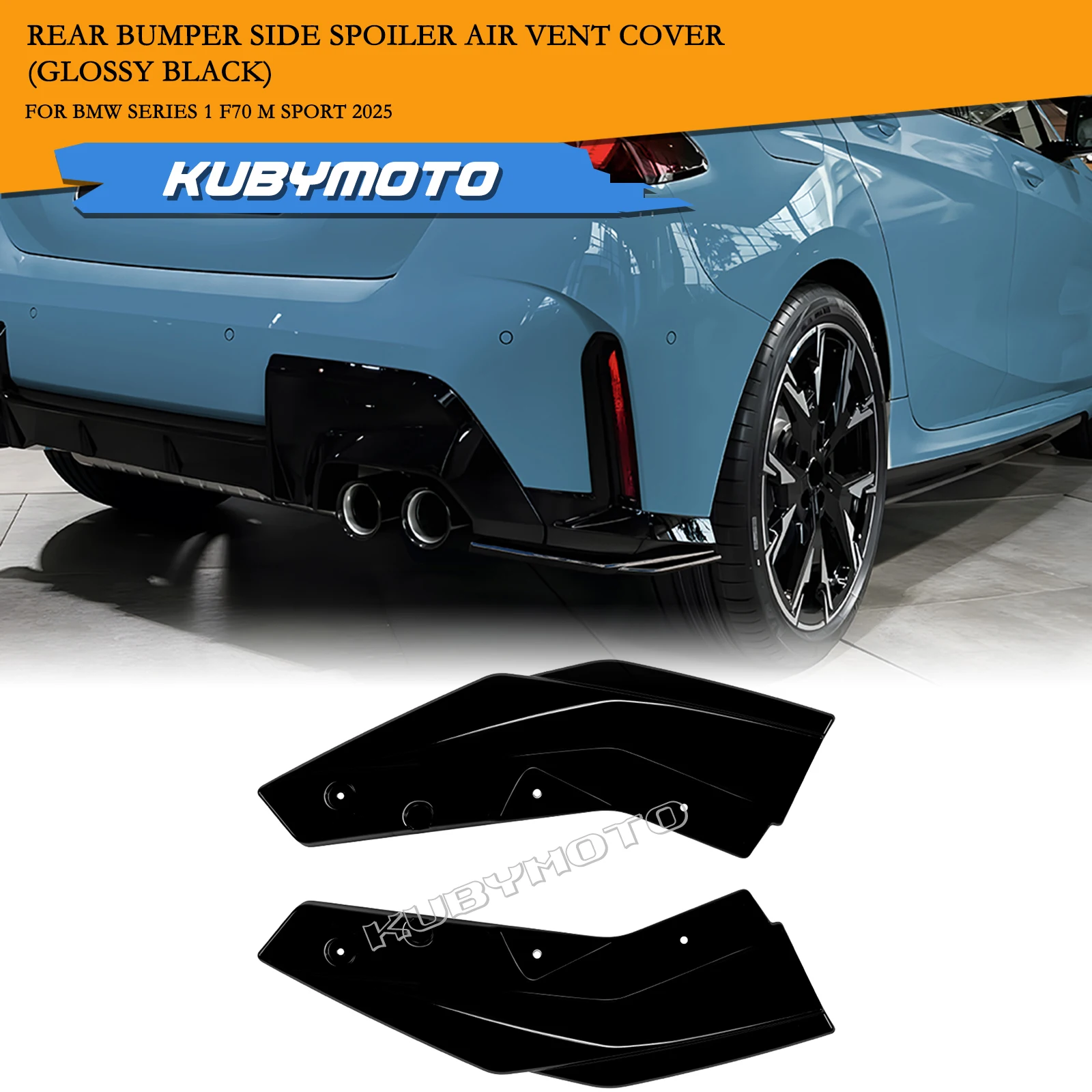 

Car Rear Side Air Vent Trim Spoiler Canard Corner For BMW 1 Series F70 M Sport 2025