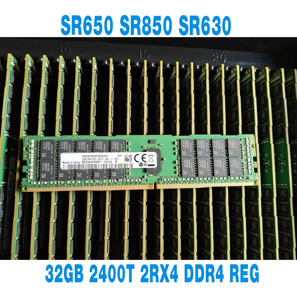 

1PCS 1/pcs For IBM 32G 32GB 2400T 2RX4 DDR4 REG Server Memory SR650 SR850 SR630