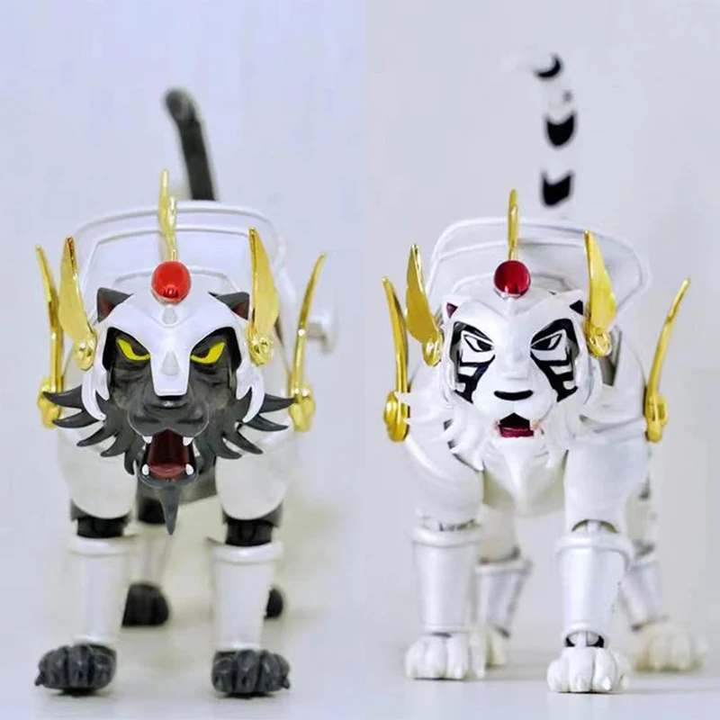 In Stock YOYO Model Ronin Warriors Yoroiden Samurai Trooper Ryo Sanada Alloy Armor Tiger Black/White Action Figure Toy Model