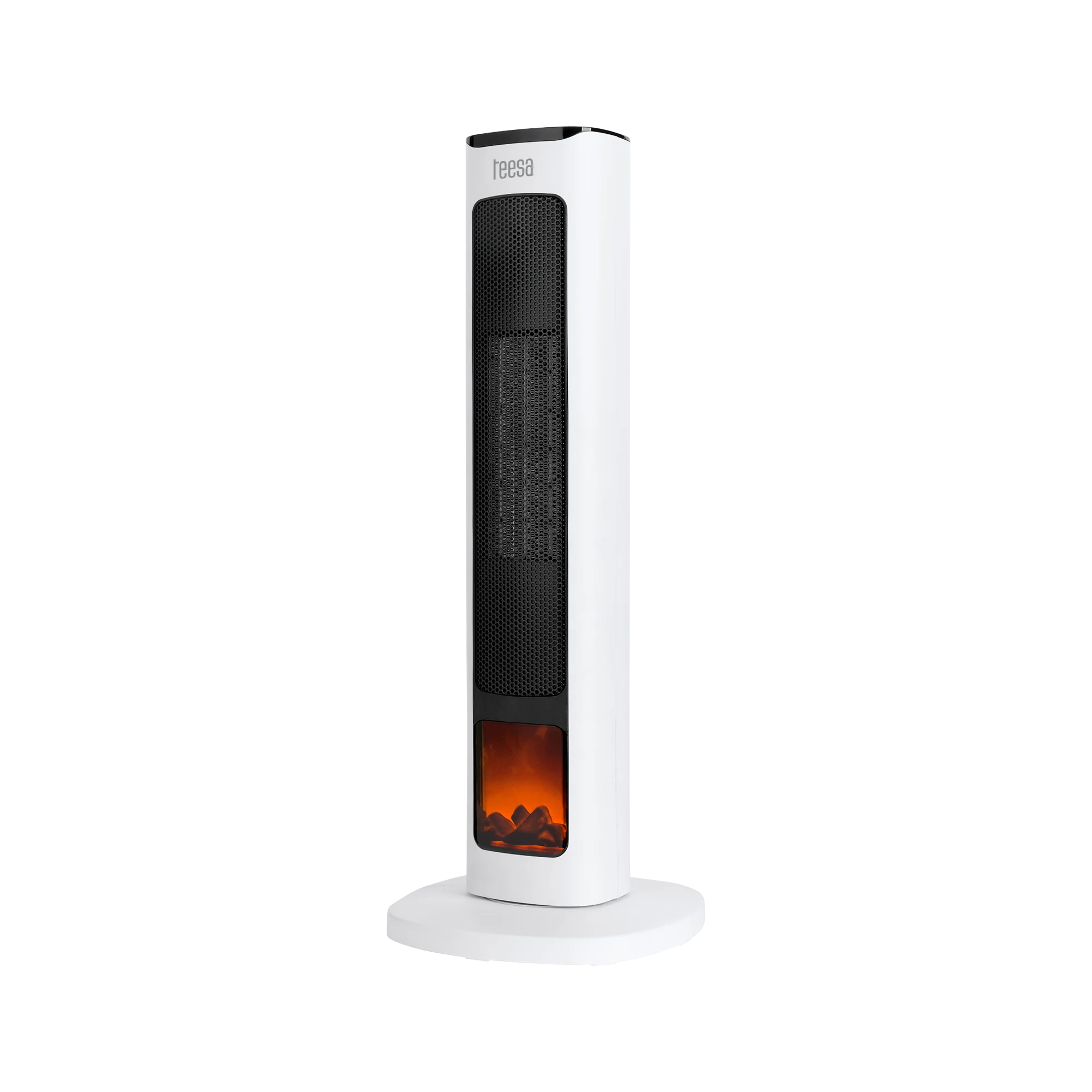 Kolom Fan Ptc Teesa Met Imitatie Open Haard Functie.