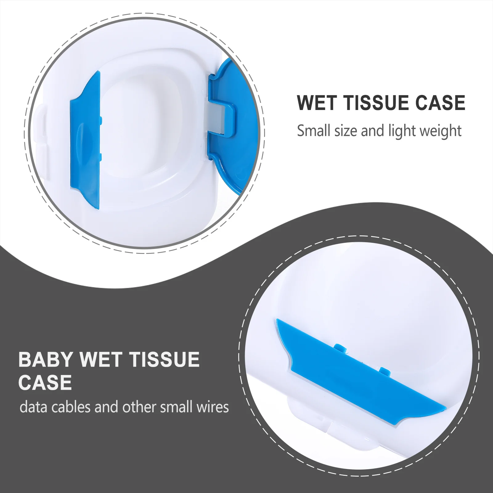 

1 шт., детский чехол для влажных салфеток, портативный прочный полипропиленовый пластиковый ящик для хранения салфеток, удобный держатель для влажных салфеток для путешествий на открытом воздухе