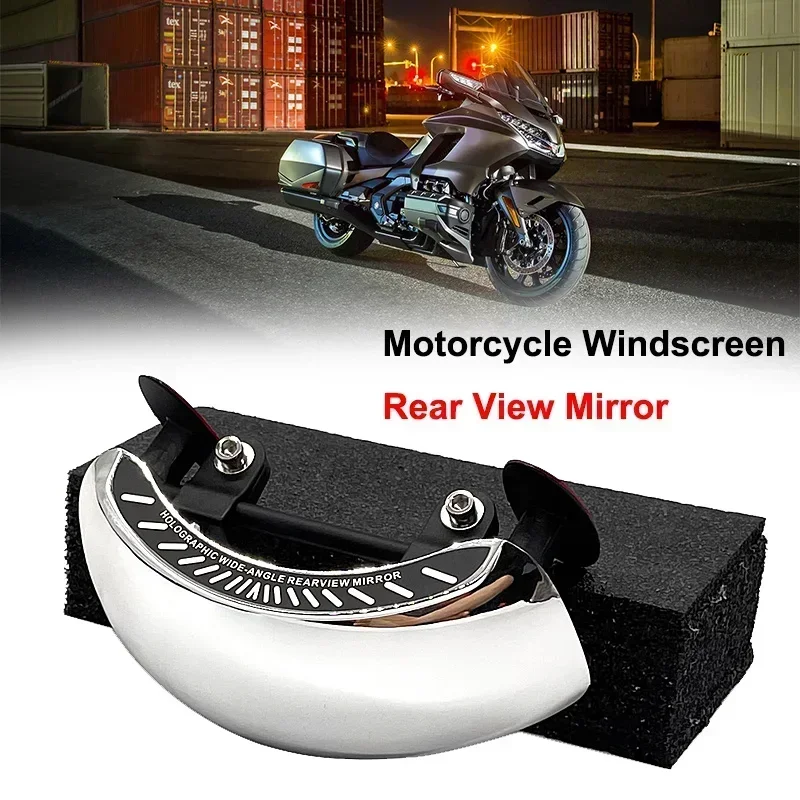 For HONDA Gold Wing 1800 GL1800 F6C Goldwing GL-1800 Gold Wing F6B Motorcycle Windscreen 180+ Degree Wide Angle Rearview Mirrors