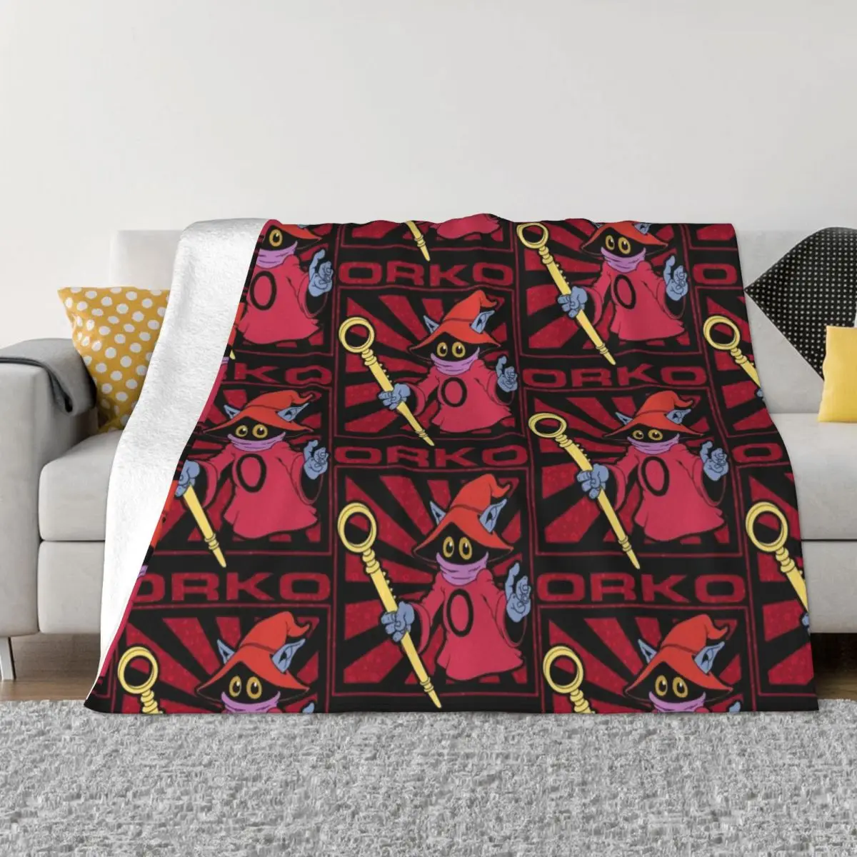 

Orko Magic Throw Blanket decorative Stuffeds Flannels Blankets