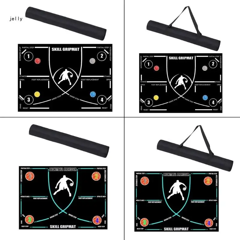 

Agility Footstep Training Mat Basketball Pads NonSlip Silence Equipment for Improve Speed, Strength and Coordination 448C