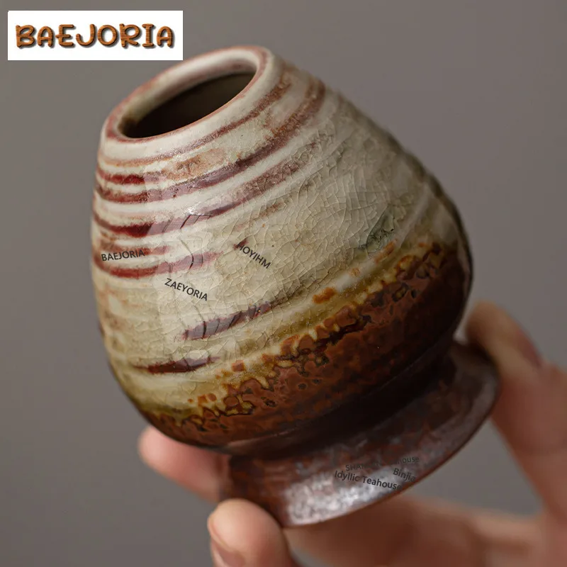BAEJORIA Japanese Kiln Change Spiral Matcha Tea Chasen Holder Stand Bowl Bamboo Whisk Grinder Teaware Tools Holder Tea Gifts Cha - view 2
