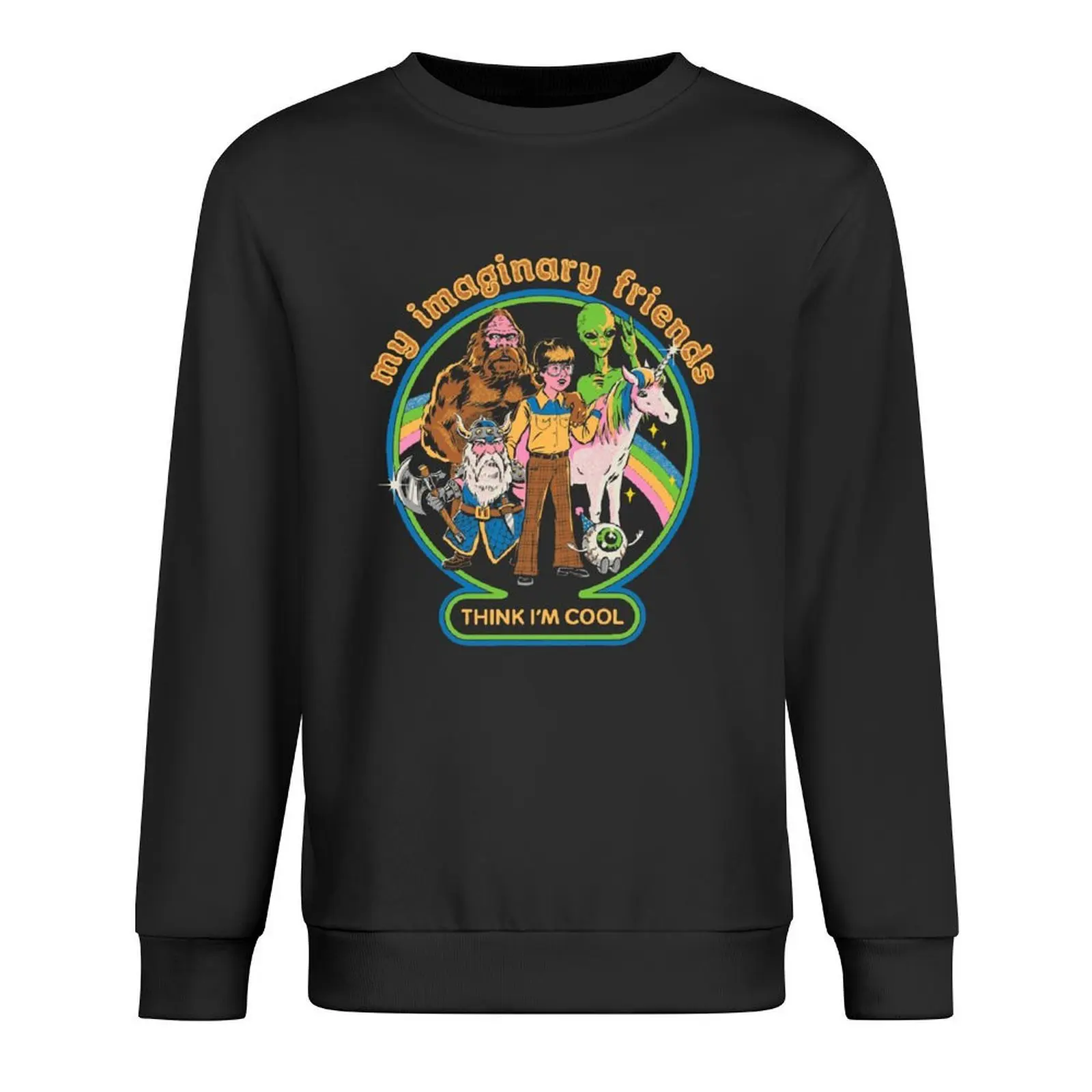 

Imaginary Friends Pullover men's autumn clothes blouse korean style clothes men clothing sweatshirt male