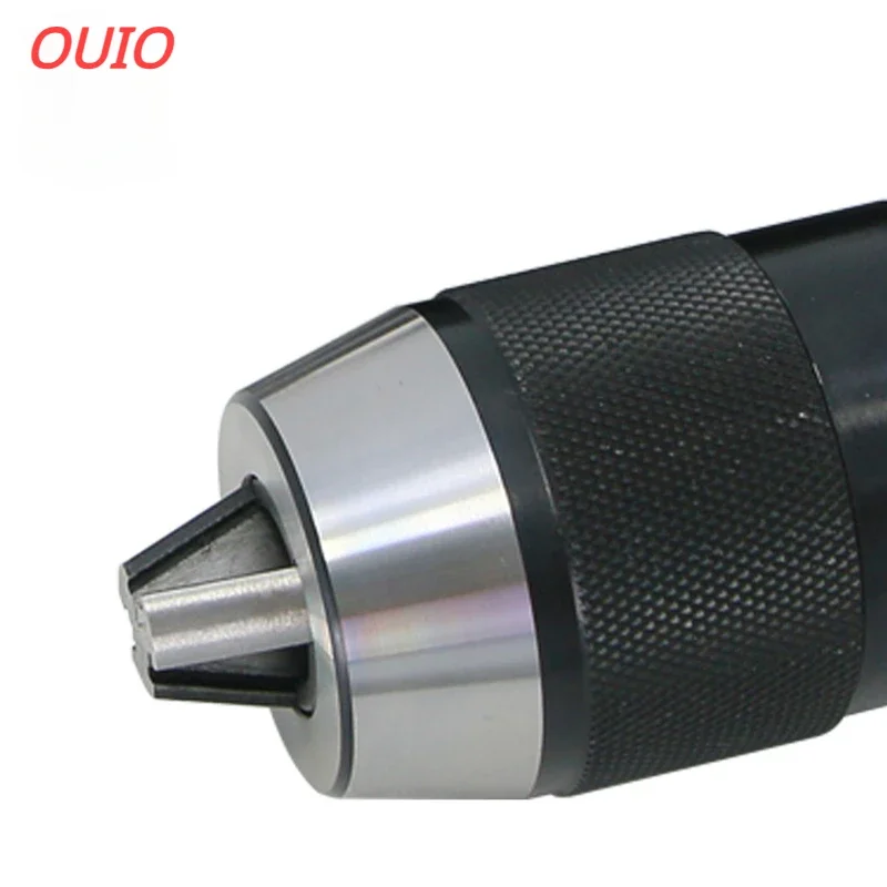 OUIO Automatic Locking Self-tightening Drill Chuck Keyless B10 B12 B16 B18 B22 Lathe tools Toolhoder MTA MTB R8 C20 For Drill