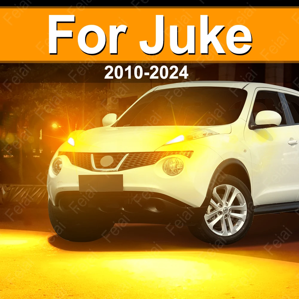 

For Nissan Juke F15 F16 Turn Signal LED Lights Juke Accessories Indicator Lights Bulb Amber 2010 2011 2012 2013 2014 2015-2024