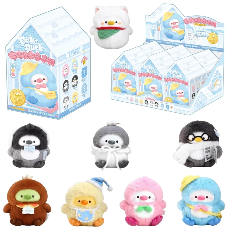 

Original Dake Duck Ducks Playing House Series Blind Box Anime Figure Vinyl Doll Kawaii Desktop Decoration Collection Xmas Gift