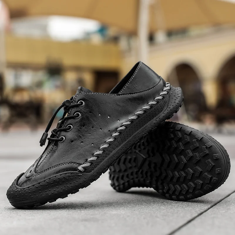 YRZL Comfortable Casual Men Shoes Big Size Loafers Spring and Summer Men Flats Driving Shoes Lightweight Men's Sneakers