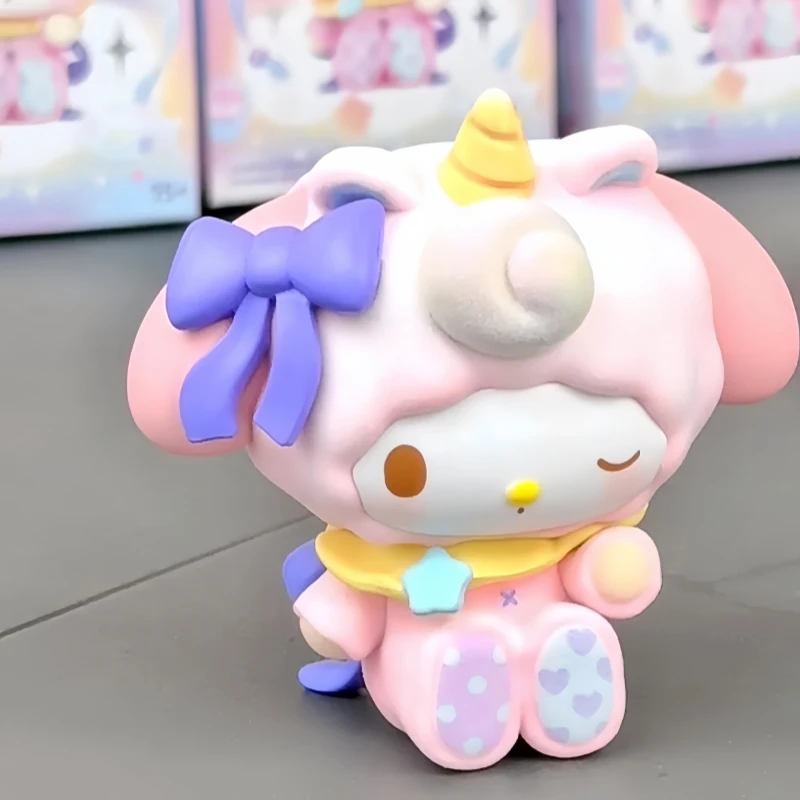 本物のホットファンタジーパラダイスシリーズブラインドボックス - マイメロディ & クロミ卓上装飾品子供のおもちゃフェスティバルギフトかわいいグッズ