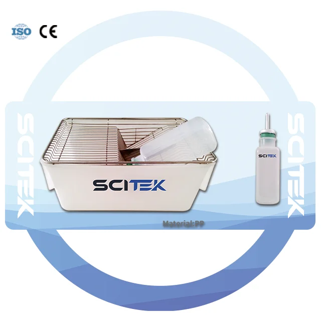 Mouse Cage with PP/PC Material Secure and Easty to Handle Separate Urination and Defecation for Lab