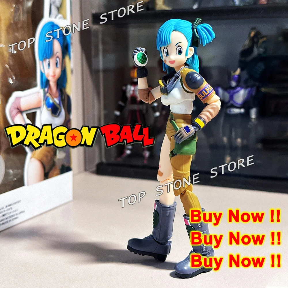 Anime SHF Bulma Action Figure Dragon Ball Figures The Beginning Of The Great Adventure Figurine PVC Collection Model Toys Gifts