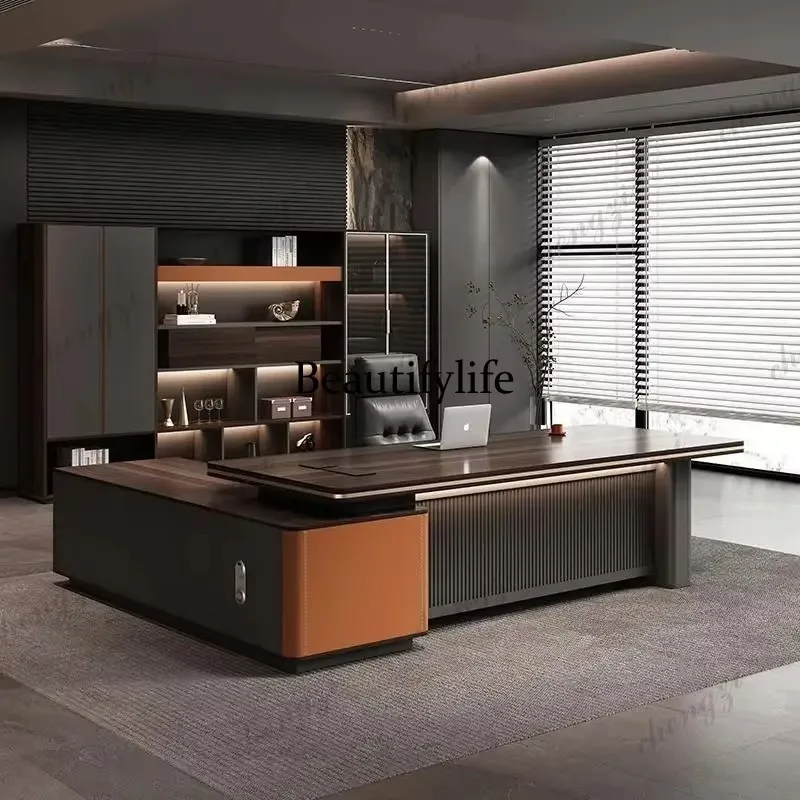 F4567 Strong Designer Executive Office Desk Storage Big Modern Standing Computer Desks Luxury Large Mesa Escrivaninha Mesa