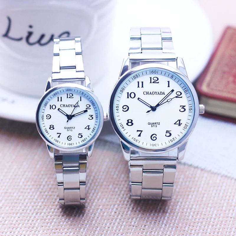 

Young Old Woman Man Mother Father Birthday Gifts Watches High Quality Quartz Stainless Steel Wristwatches Waterproof Luminous