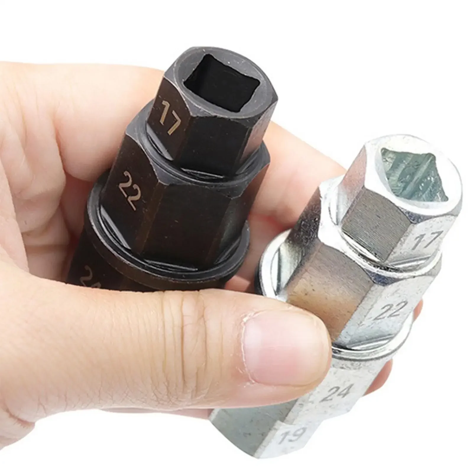 六角車軸ツールユニバーサルクロームシルバー六角レンチ取り外しツール六角六角車軸スピンドルツールオートバイフロント車軸ホイール用