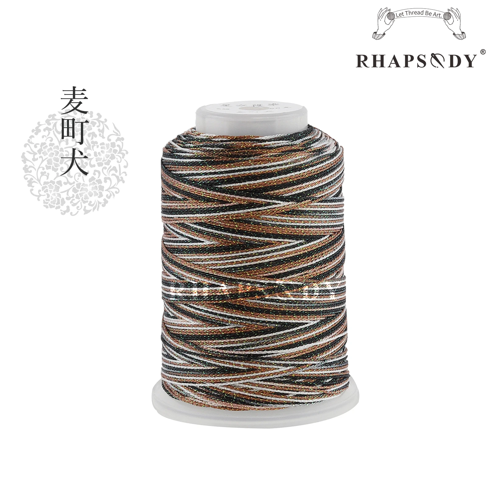 Rhapsody Glitzer-Metallic-Polyesterfaden, 6 Fäden, 29, gemischte Farben, zum Nähen, für DIY-Projekte, zum Weben, für Freundschaftsbänder und zum Zopfen. – Detail 28