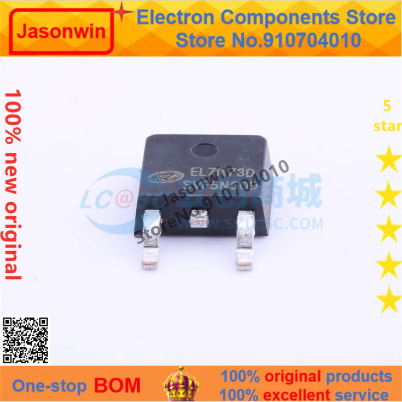 Jason 100% nuevo original  N Channel  5A600V SVF5N60D  5N60  TO-252  Mosfet Transis