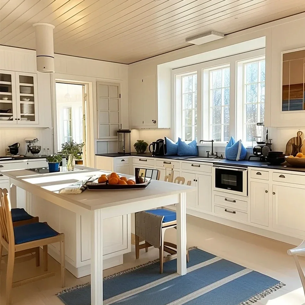 #Modular Kitchen Cupboard Cabinet Set White Modern Style Luxury Lacquer PVC Plywood Kitchen Storage Cabinets