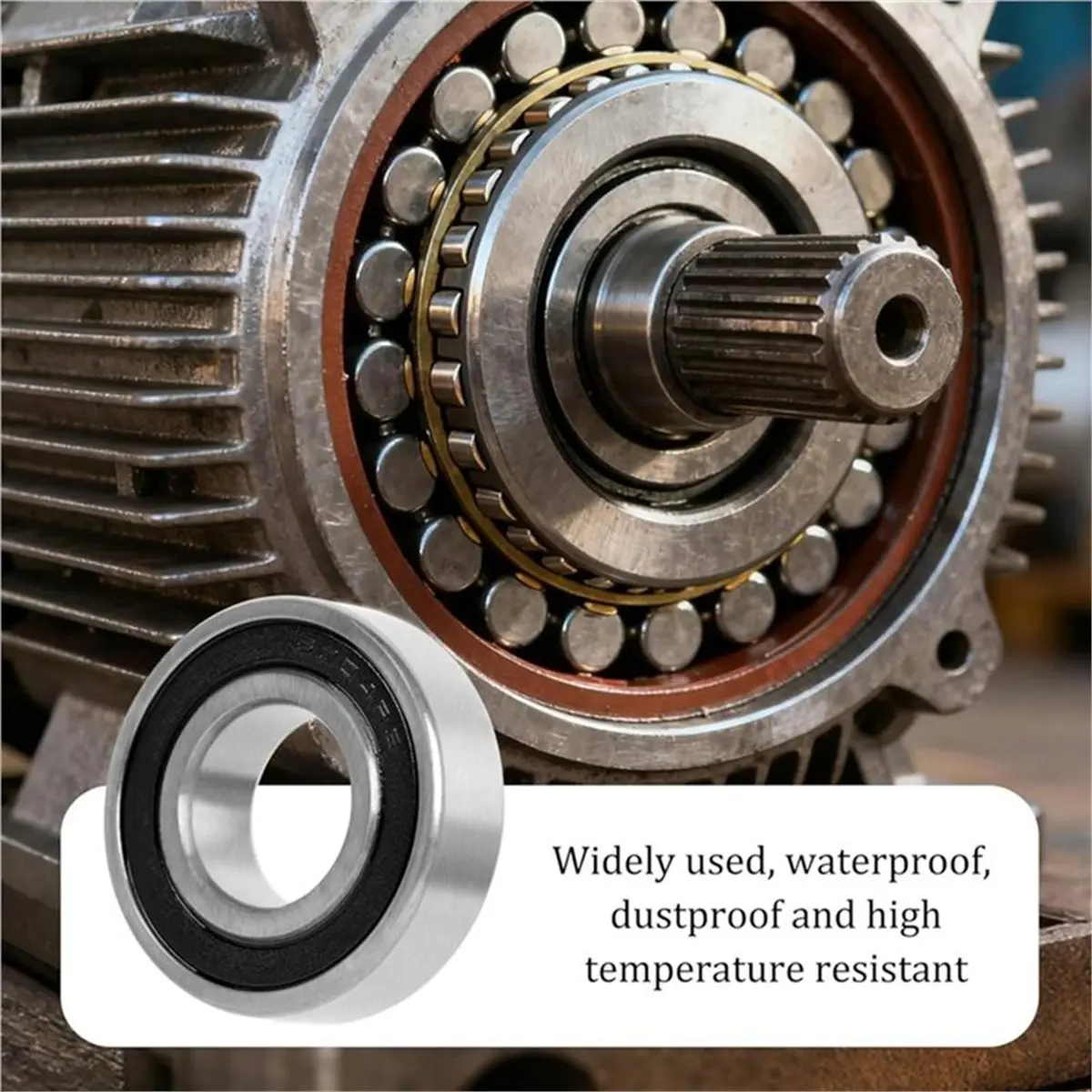 6004- Ball Bearing Deep Groove Ball Bearing 20x42x12 mm, Ball Bearings, Double Protected Deep Groove Ball Bearing Set