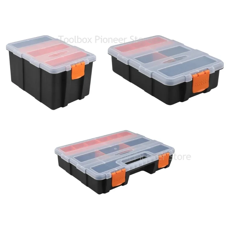 Plastic Tool Box Piece Box Tools Organizer Hardware Organizers Compartment Small Parts Box Plasti Storage Case