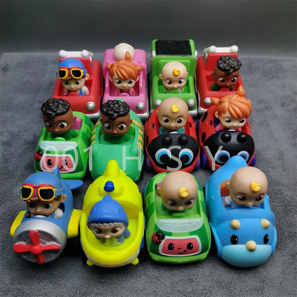 Originele Multi Style Willekeurig Sturen 7cm ~ 8.5cm Watermeloen Pop Kleine Auto Kinderen Spelen Thuis Speelgoed Cadeau