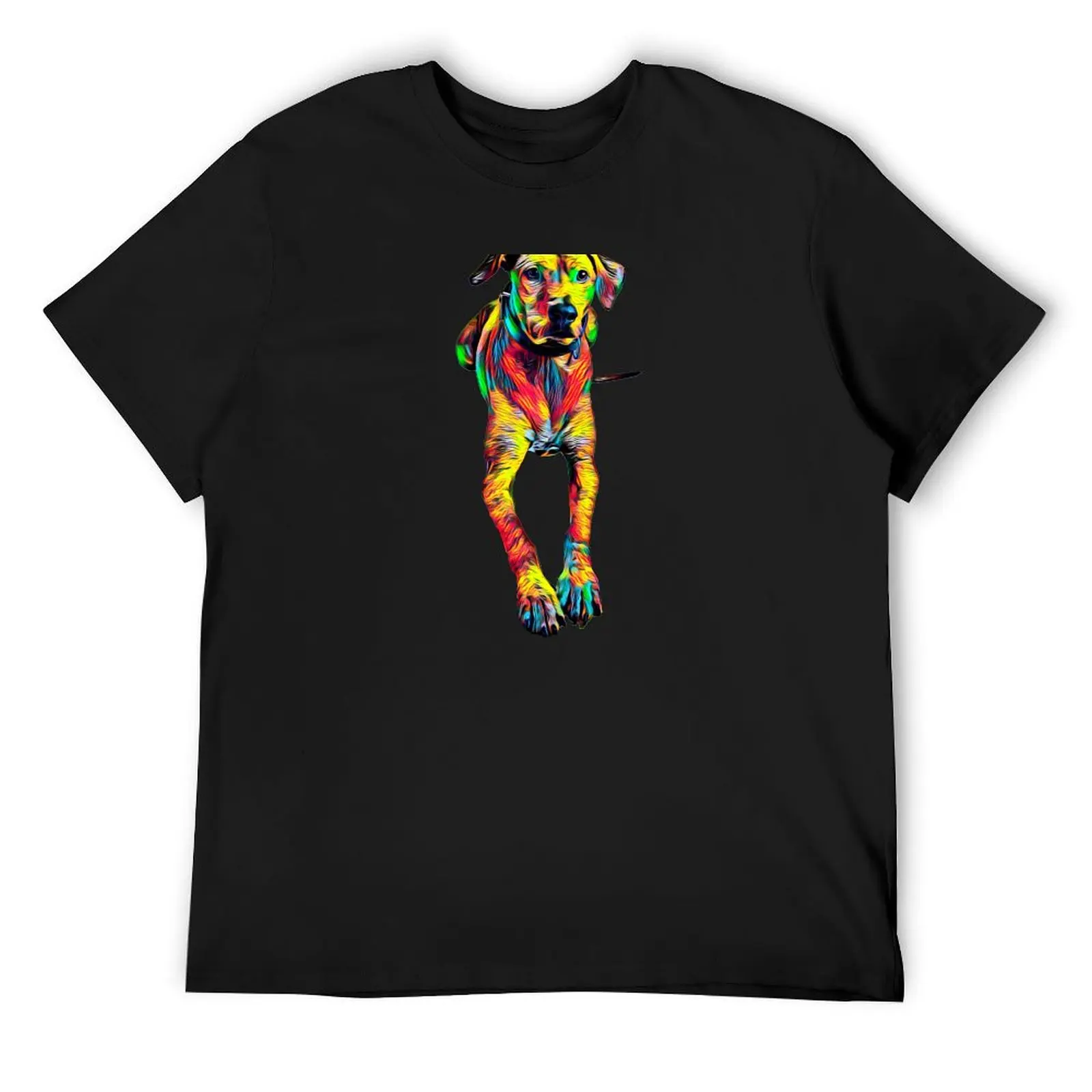 Rhodesian Ridgeback T-Shirt boys whites summer top plain black t shirts men