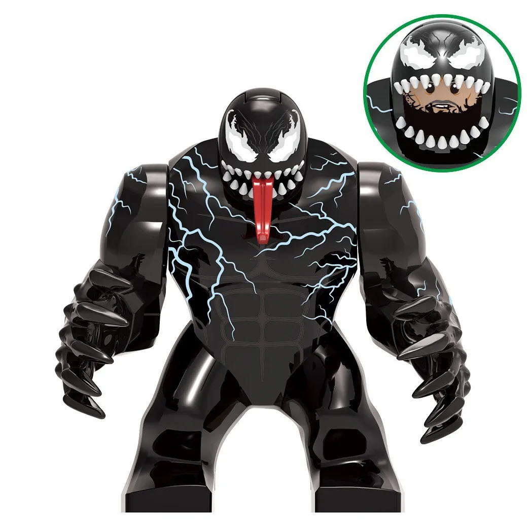 Marvel Brick Venom Massacre Riot Assembly Building Blocks Mobile Dolls Puzzle Children's Toys Christmas Birthday Gift