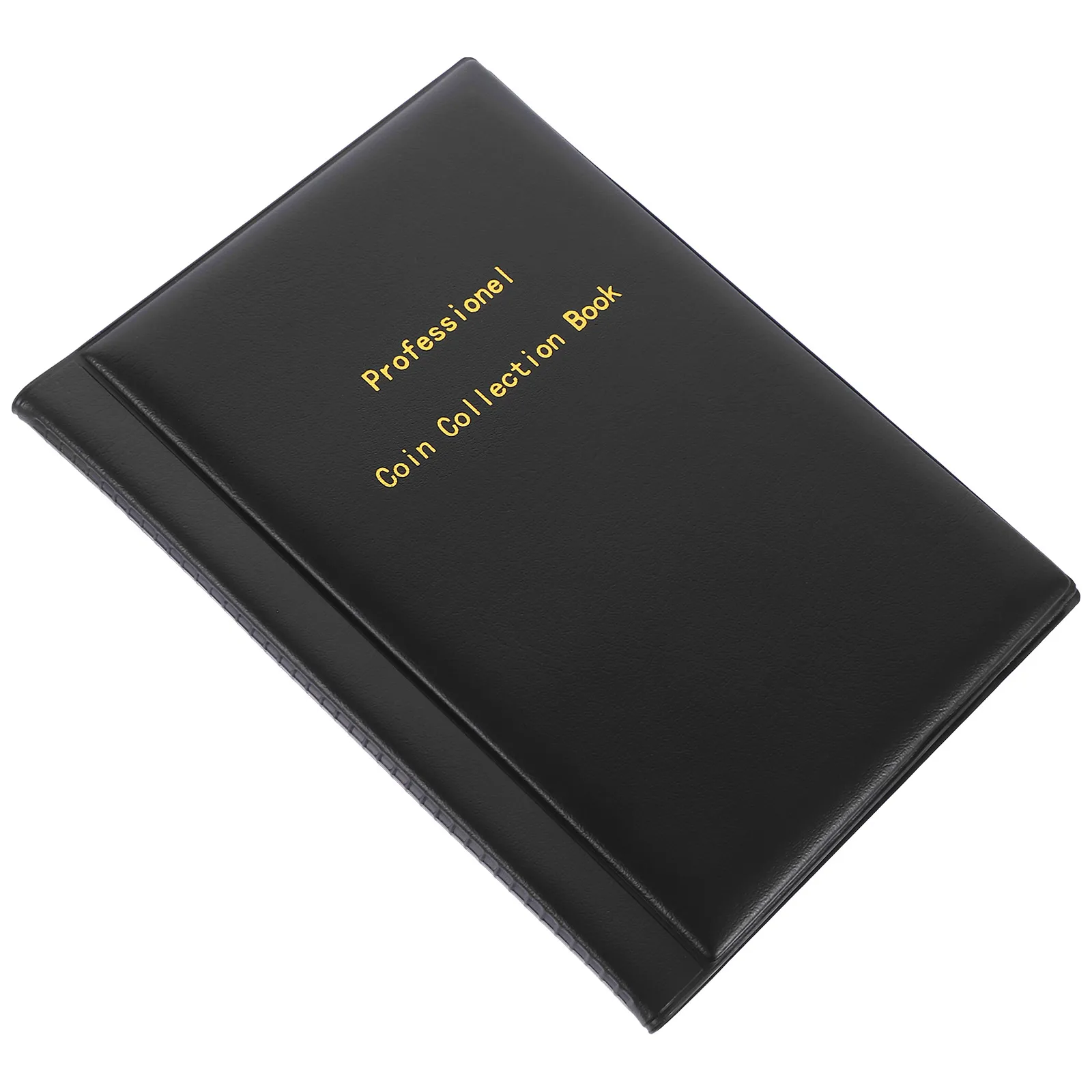 

Coin Collection Book Black Hard Cover Material Versatile Pocket Collector ganizer Storage Photo Albums