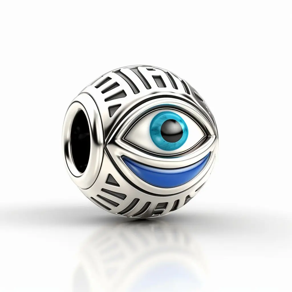 New S925 Sterling Silver Charm Beads Evil Eye Pendant Fit for 925 Original Bracelet DIY Women Jewelry Gift