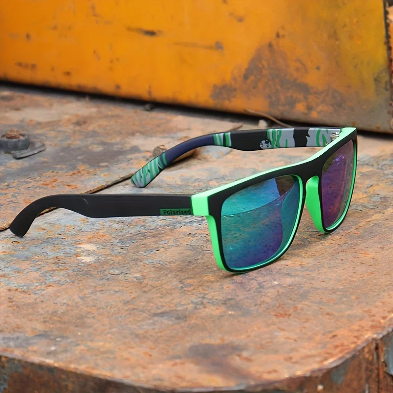 Mode Vintage Quadrat Polarisierte Sonnenbrille Männer Frauen Fahren Angeln Luxus Marke Designer Sonnenbrille Fahrer Brillen UV400 – Detail 5