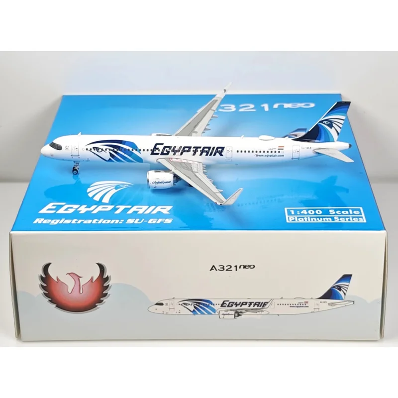 

Phoenix Diecast 1:400 Scale 11881 Egyptair A321neo SU-GFS Alloy Aircraft Model Collection Toy