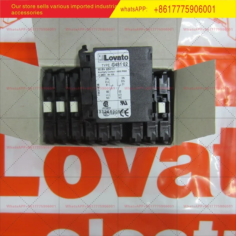 

G48102 original G48120 new lovato auxiliary touchpoint G481 11 G481 02