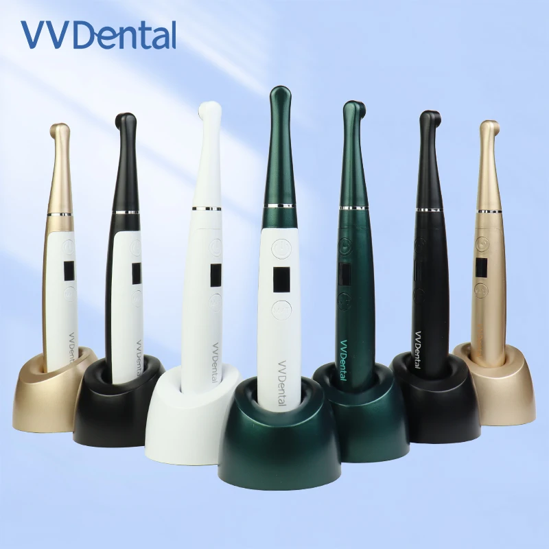 VV Dental LED Curing Light Wireless Cure Lamp Machine 7 Colors 1200-2500mw/c㎡ Wavelength 385nm-515nm Dental Instrument