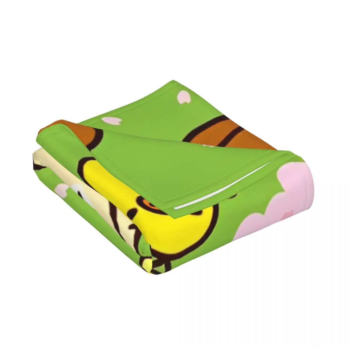 Kawaii Rilakkum Clover Tapestry Wall Hanging Hippie Polyester Tapestries Cartoon Saint Patrick's Day Fantasy Blanket Room Tapiz