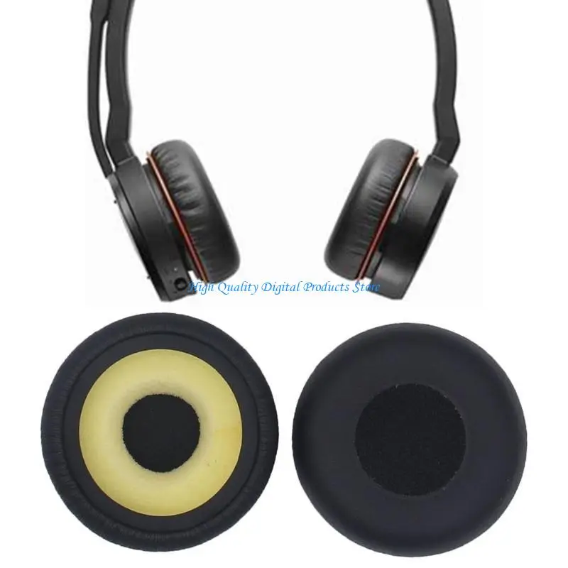 U2JE 2 pièces oreillettes coussinets housse d'écouteurs pour Evolve 75 75 + 65 65 + casques