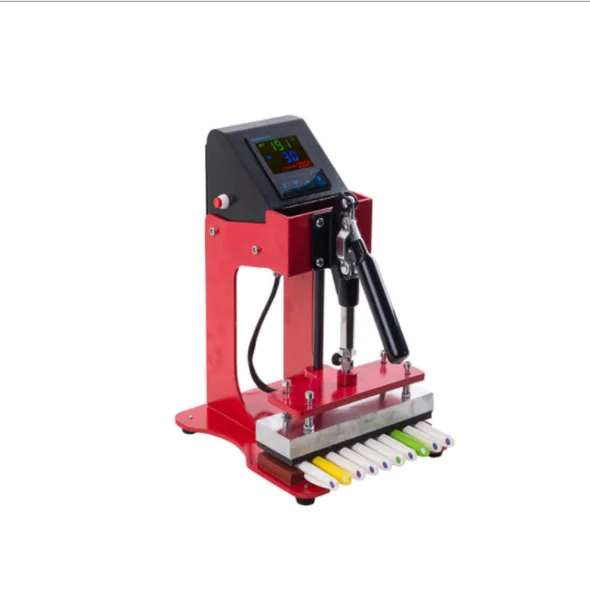Ten-station pen holder hot stamping machine, small ballpoint pen heat transfer hot stamping machine