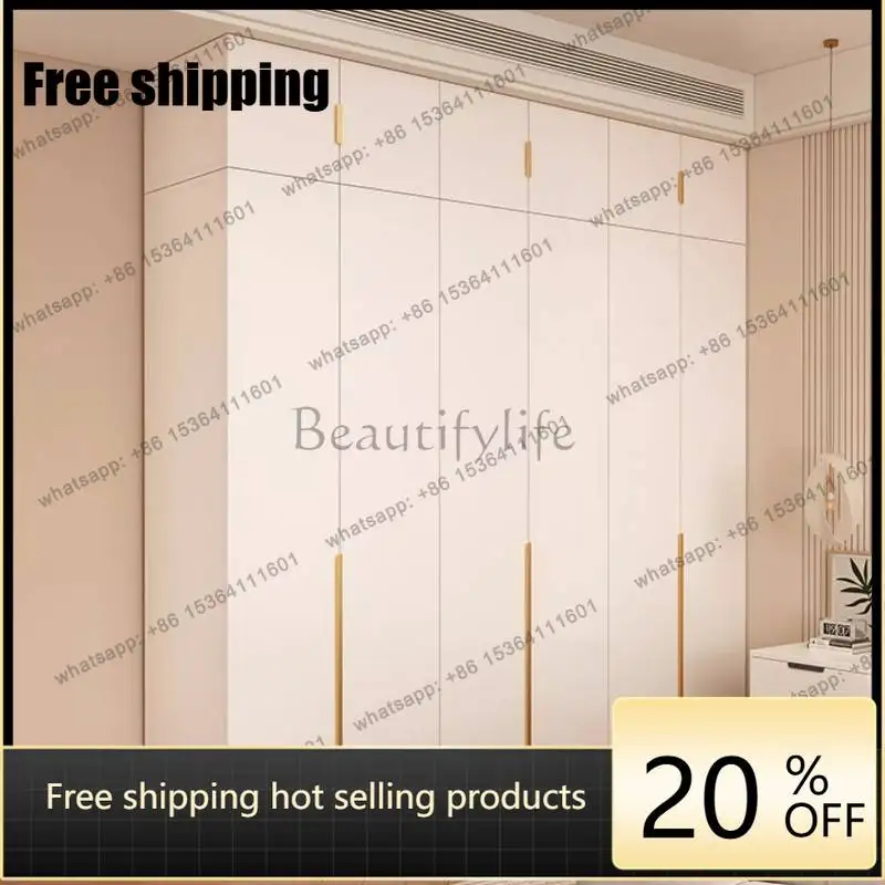 hot Design Luxury Wardrobe Closet Vintage Vintage Adult Wooden Wardrobe Closet Space Saving White Armadio Guardaroba Furniture H