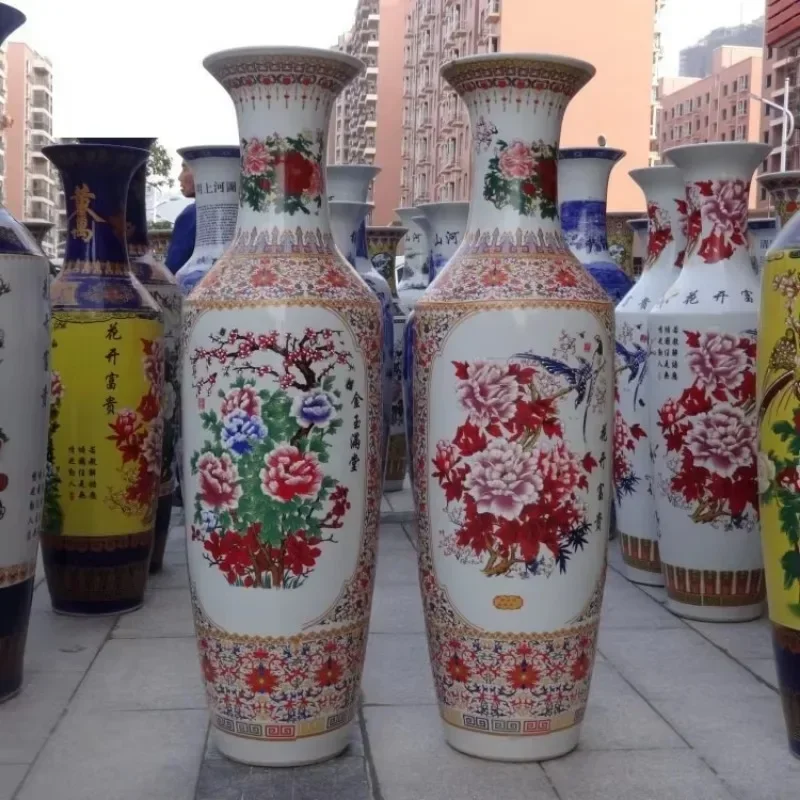 

Antique Porcelain Large Vase Jingdezhen Ceramic Floor Vase Decoration Chinese Home Decoration