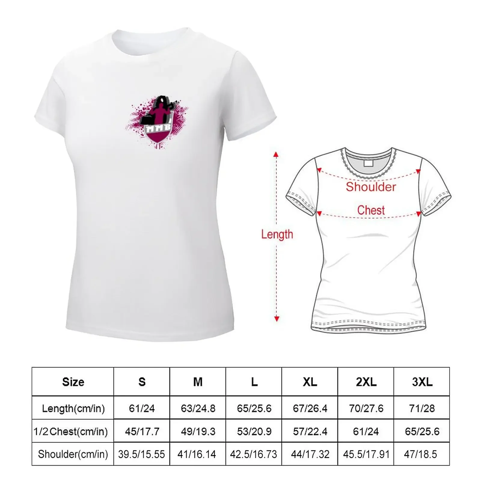 MMB Splash (Small Logo) T-shirt Blouse vintage clothes cute tops t-shirt dress for Women plus size